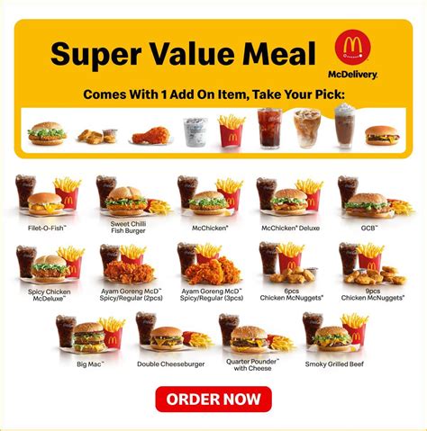 Mcdonald Malaysia Menu Prices We Included Mcdonald S Breakfast Menu Price Mcdonald S Meal