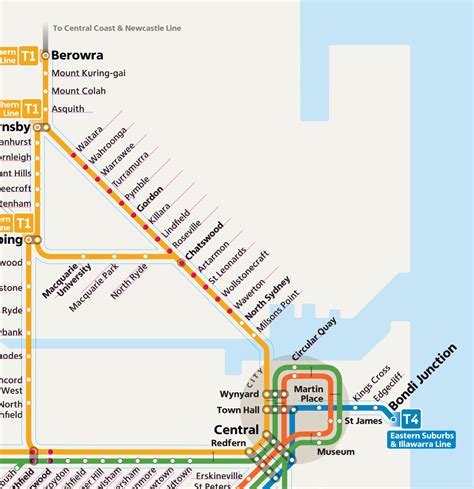 Technical Review New Sydney Trains Network Map Transit Maps