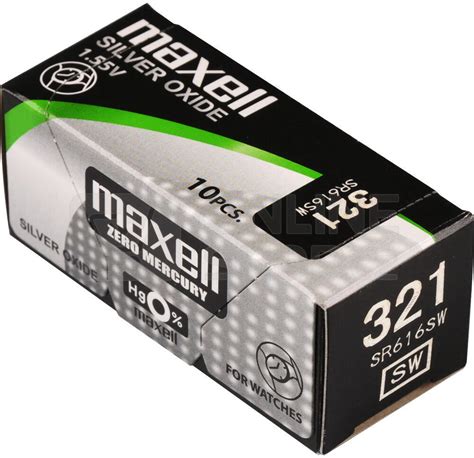 Baterie MAXELL SR616SW 321 OnlineShop Cz