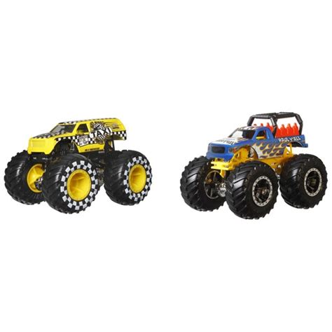 ESell Ro HOT WHEELS MONSTER TRUCK SET 2 MASINI SCARA 1 LA 64 HAUL
