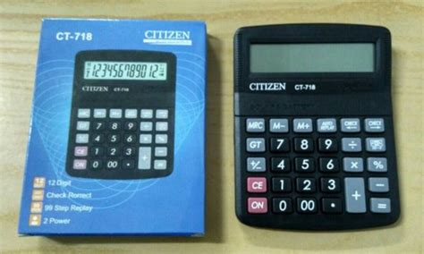 Jual Calculator Citizen Ct Kalkulator Digital Ct Di Lapak