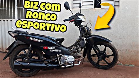 Como Deixar A Moto Biz Ronco Esportivo YouTube