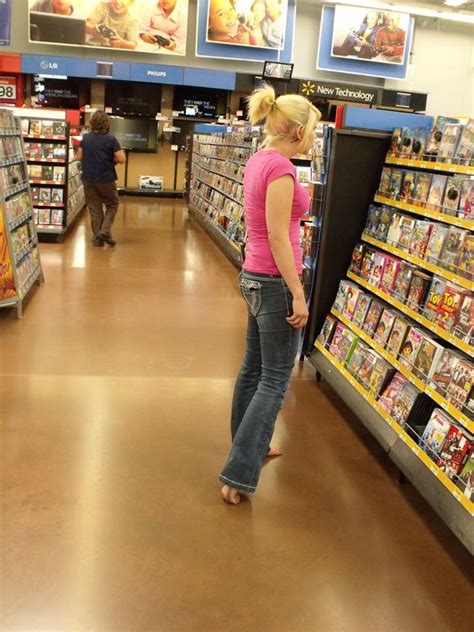 Baileys First Time Barefoot At Walmart Photo By Jg Pinterest