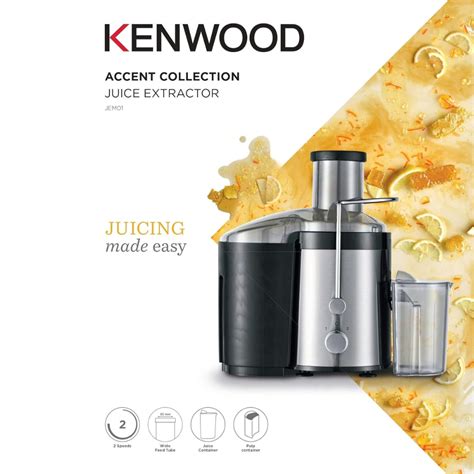 Kenwood Juicer W Stainless Steel Juice Extractor Jem Bk Gobachi