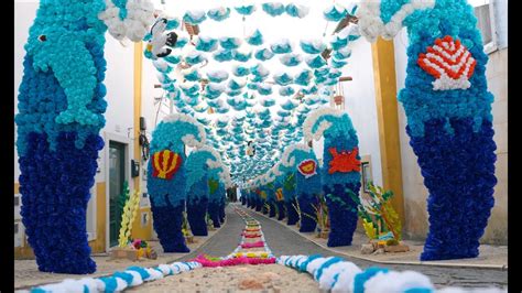 Festa Dos Tabuleiros E As Ruas Ornamentadas Em Tomar Youtube