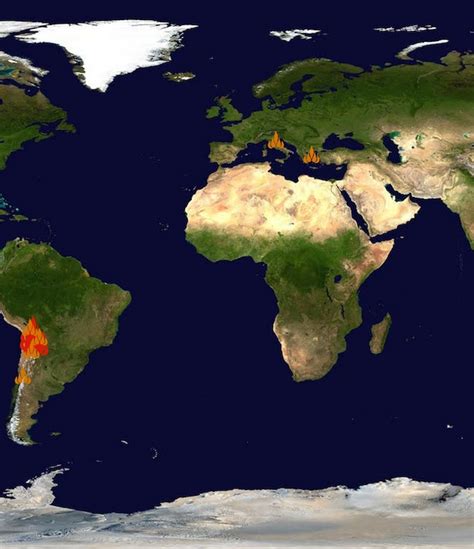 What Is a Supervolcano? Here's a Map of the Major Eruptions