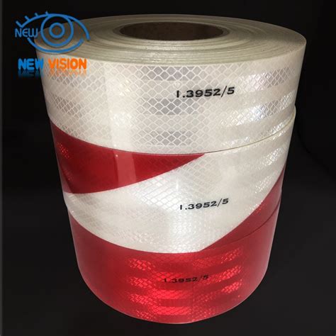 3 M Reflective Adhesive Tape, Red White Reflective Sheeting 3 M Diamond ...