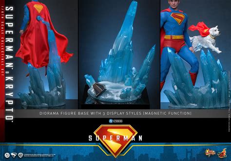 Hot Toys Unveils Stunning Superman Krypto Scale Figures From James Gunns Superman