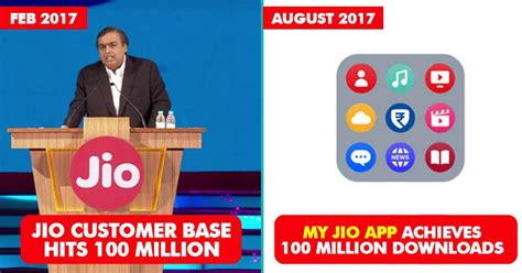 Jio Rocks! MyJio Becomes The 2nd Indian App To Cross 100 Million ... 