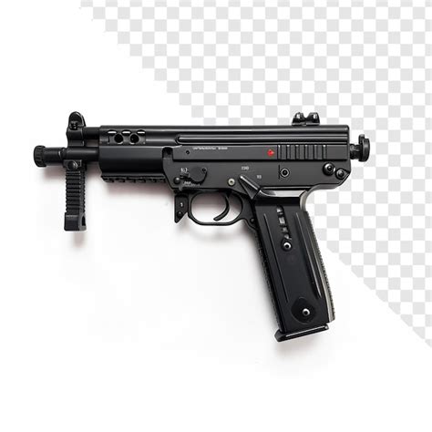 Пистолет tec9 на прозрачном фоне | Премиум PSD Файл