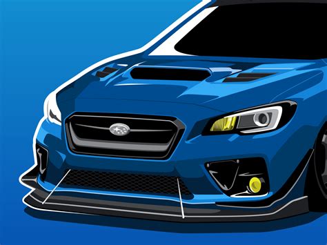 Subaru Sti By Anna Kawski On Dribbble