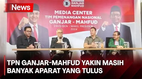 Ditengah Aroma Kecurangan TPN Ganjar Mahfud Optimis Tidak Ada