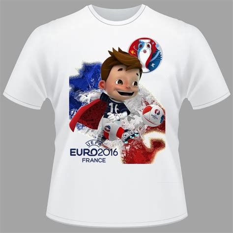 Jual Kaos Super Victor Mascot Euro France Maskot Piala Eropa Perancis