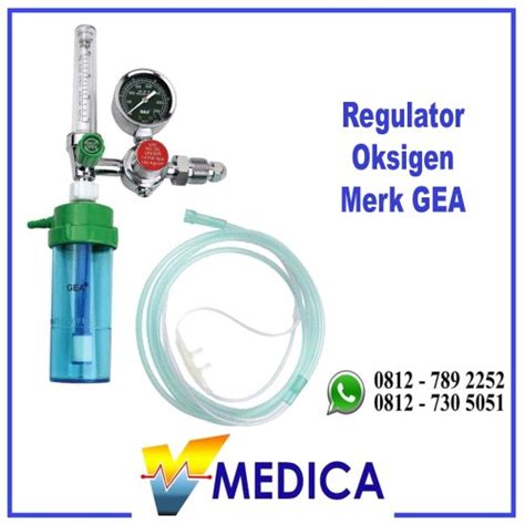 Jual Regulator Tabung Oksigen Gea Regulator Oxygen Gea Yr Kota