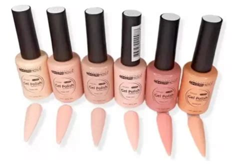 Set De Esmaltes Permanentes Nude Cherimoya ml Cuotas sin interés