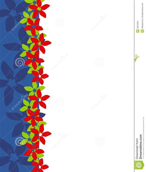 Flower Border Line Clipart | Free download on ClipArtMag