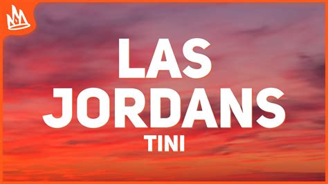 TINI Las Jordans Letra YouTube