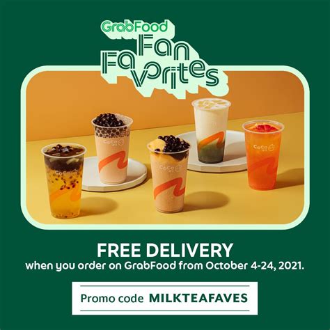 Coco Fresh Tea And Juice Grabfood Free Delivery Promo Manila On Sale