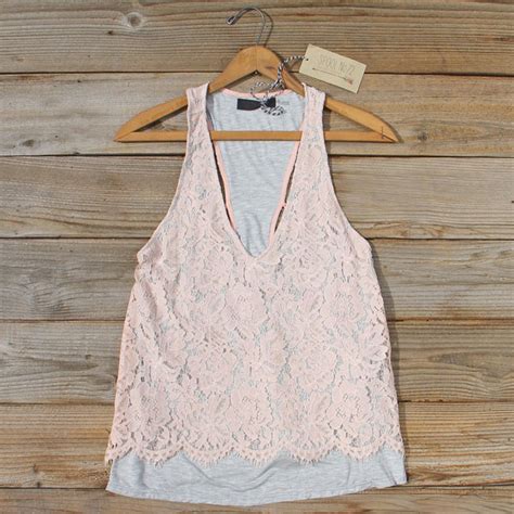 The Cozy Lace Tank, Sweet Boho Tops & Tanks from Spool 72. | Spool No.72