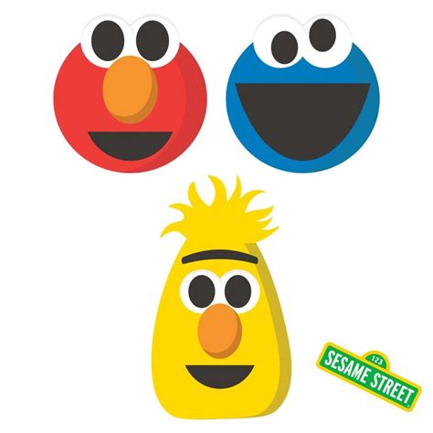 Sesame Street Parts Of A Face