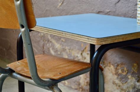 childs desk  chair  blue set    sale  pamono