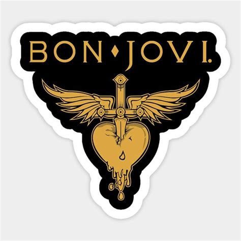 The Bon Jovi 2 By Brandywelcher Bon Jovi Band Stickers Fun Stickers