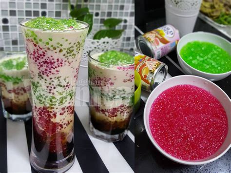 Tip Buat Sagu Gula Melaka 3 Layer Sedap Cantik Tak Bergumpal