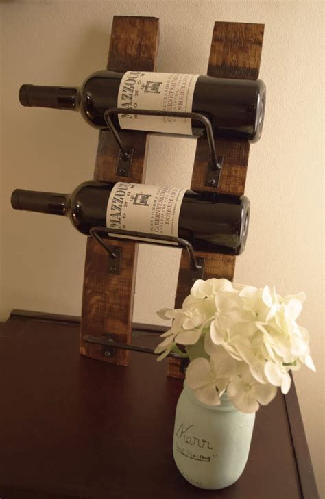 Wine Rack Mini Bottle Wine Rack Made From Reclaimed Wood