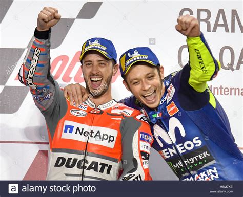 Doha Qatar Th Mar The Champion Italian Motogp Rider Andrea