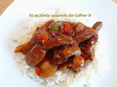 Les Plats Cuisin S De Esther B Boeuf Aux Poivrons Pepper Steak