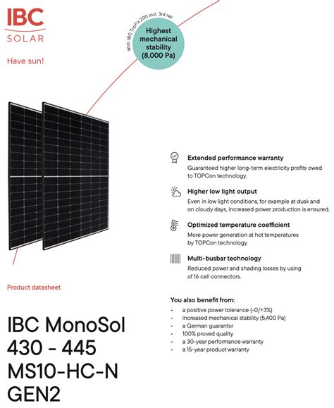 Panel Fotowoltaiczny IBC MonoSol 435 MS10 HC N GEN2 BF Dobra Cena