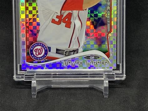 2014 Bryce Harper TOPPS CHROME XFRACTOR REFRACTOR PRIZM PARALLEL SP