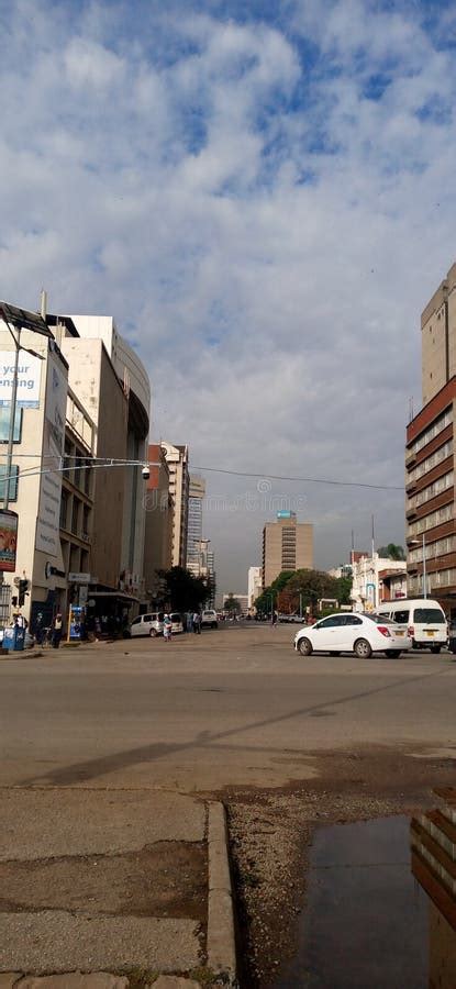 Capital City of Zimbabwe Harare Editorial Stock Image - Image of plaza ...