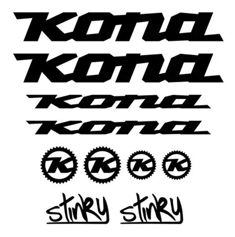 Adesivo Bike Kona Stinky Parcelamento Sem Juros