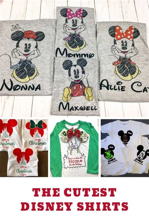 Disney Shirt Ideas {Don't leave for your vacation without wearing one!}