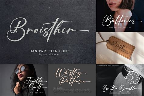 Amazing Handwritten Font Bundle Vol Hanzelspace