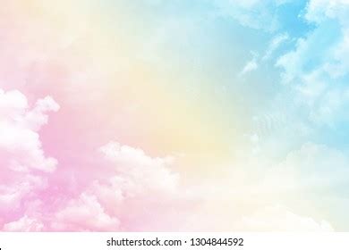 Pastel Color Clouds Background Stock Illustration 1304844592 | Shutterstock