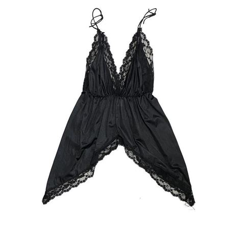 Vintage Witchy Goth Lingerie Slip Top This Is A Depop