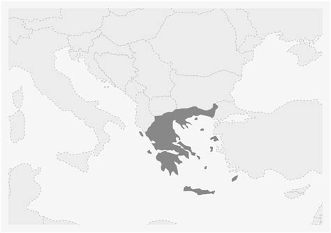 Map of Europe with highlighted Greece map 41061181 Vector Art at Vecteezy