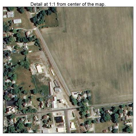 Aerial Photography Map of Sharpsville, IN Indiana