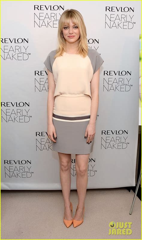 Emma Stone Revlon S Nearly Naked Makeup Launch Photo 2769652 Emma Stone Photos Just Jared