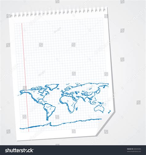 World Map Doodle Vector Stock Vector (Royalty Free) 83045494 | Shutterstock