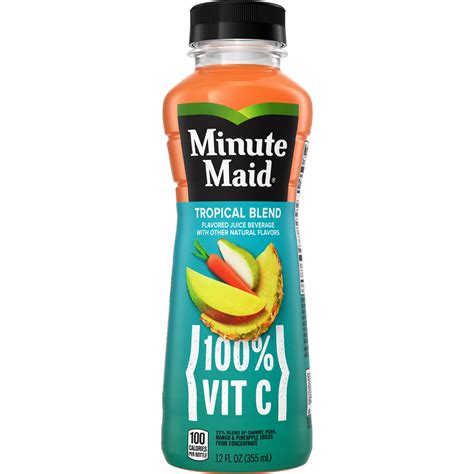 Minute Maid Vitamin C Tropical Blend Fruit amd Vegetable Juice Blend