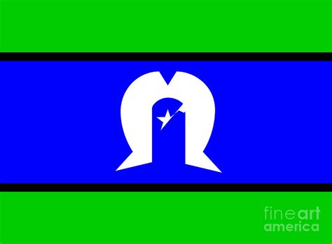 Torres Strait Islander Flag Digital Art by Frederick Holiday - Fine Art ...