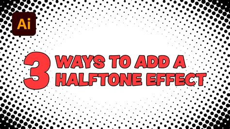 3 Ways to Add a Halftone Effect in Illustrator - Mind Island Design