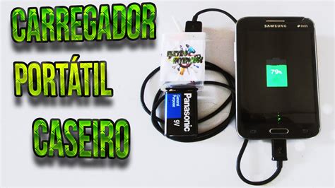 Como Fazer Um Carregador Port Til Caseiro Muito F Cil Youtube