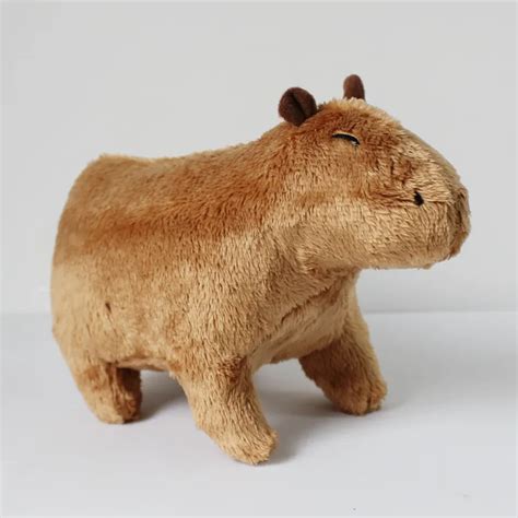 Capivara brinquedo de pelúcia infantil bicho macio boneca de