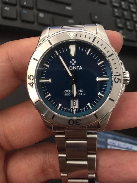 [WTS] Monta Blue Dial Gen 2 Oceanking, Full Kit - REPOST : r/Watchexchange