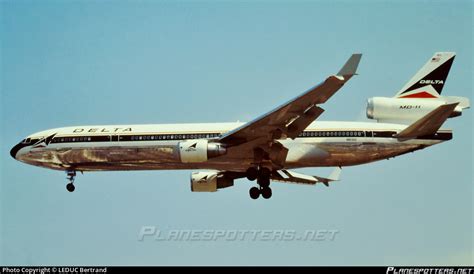 N813DE Delta Air Lines McDonnell Douglas MD 11 Photo By LEDUC Bertrand