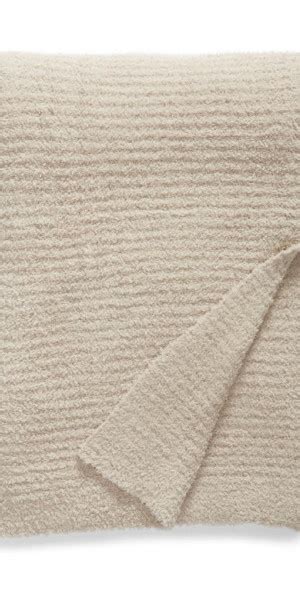 Barefoot Dreams Cozychic Ribbed Throw Blanket In Stone